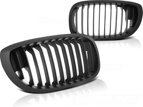 Grill geschikt voor BMW E46 04 03-2006 COUPE / CABRIO ZWART MAT