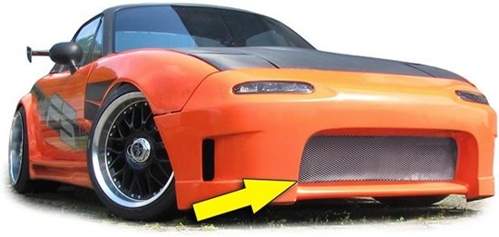 Lichtmetalen honingraatrooster aluminium 150X30cm zilver medium