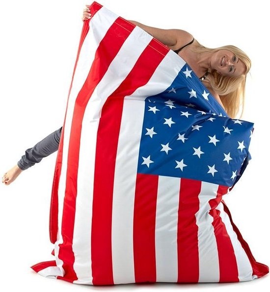 Zitzak - beanbag - Amerikaanse vlag - zonder vulling