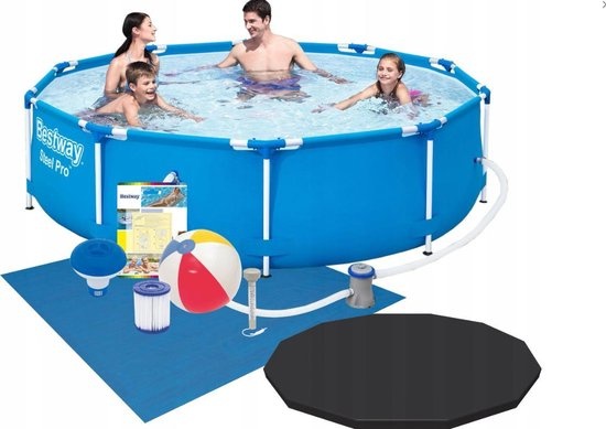 Bestway steel pro frame pool 366 x 76 - complete set
