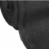 Zichtbreeknet - schaduwnet rol - 90 procent - 1.5 x 50 m - schermgaas zon - privacynet - zwart - incl. montageset - tuin