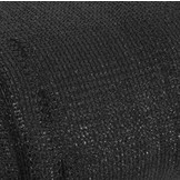 Zichtbreeknet - schaduwnet rol - 90 procent - 1.5 x 50 m - schermgaas zon - privacynet - zwart - incl. montageset - tuin