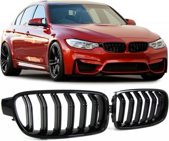 Sportniergrill zwart glanzend BMW 3ER F30 F31