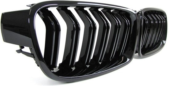 Sportniergrill zwart glanzend geschikt voor BMW 3ER F30 F31