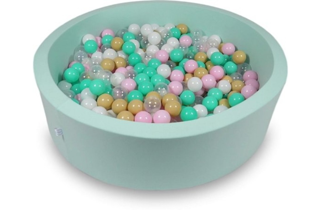 Ballenbak - 400 ballen - 115 x 30 cm - ballenbad - rond groen