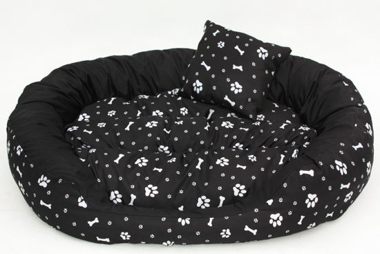 XXL Hondenbed van kunstleer - hondenkussen hondensofa kattenbed hondenkorf - waterdicht 110 X 80 cm