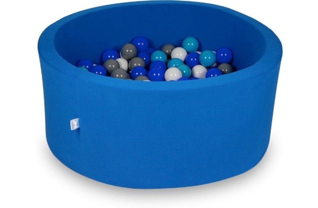 Ballenbak - 300 ballen - 90 x 40 cm - ballenbad - rond blauw