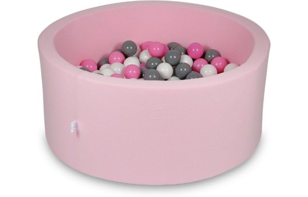 Ballenbak - 300 ballen - 90 x 40 cm - ballenbad - rond roze