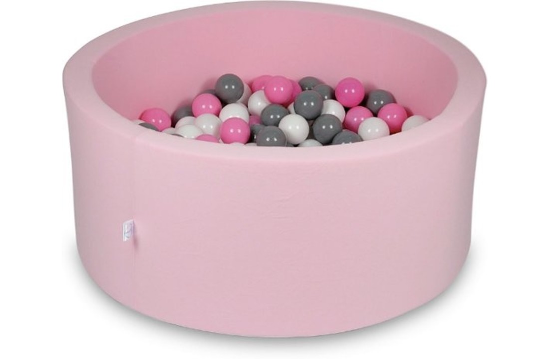 Ballenbak - 300 ballen - 90 x 40 cm - ballenbad - rond roze