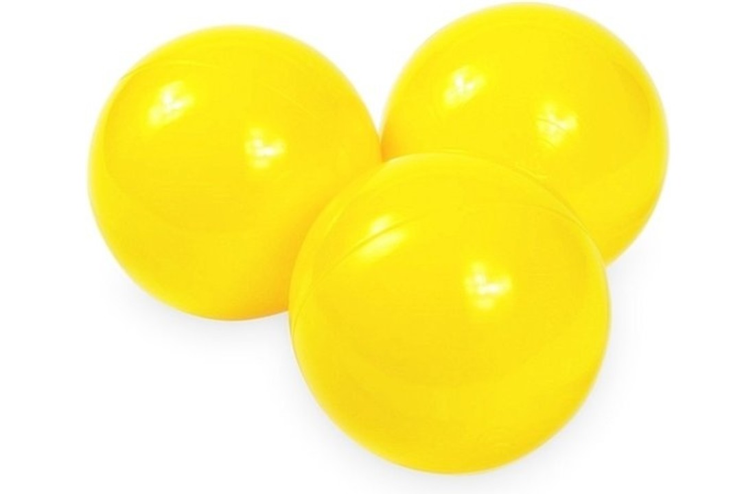 Ballenbak ballen geel (70mm) 1000 stuks