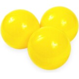 Ballenbak ballen geel (70mm) 1000 stuks