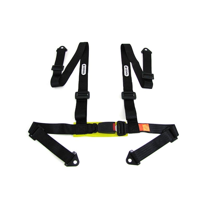 Gordel zwart 4 punts