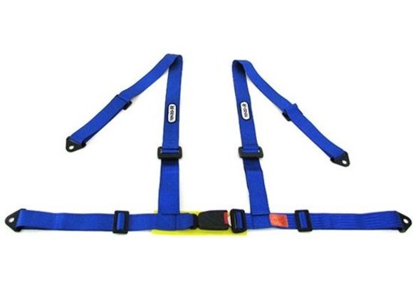 Sportgordel 4 punts blauw