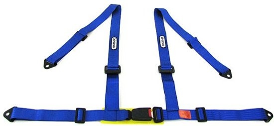 Sportgordel 4 punts blauw