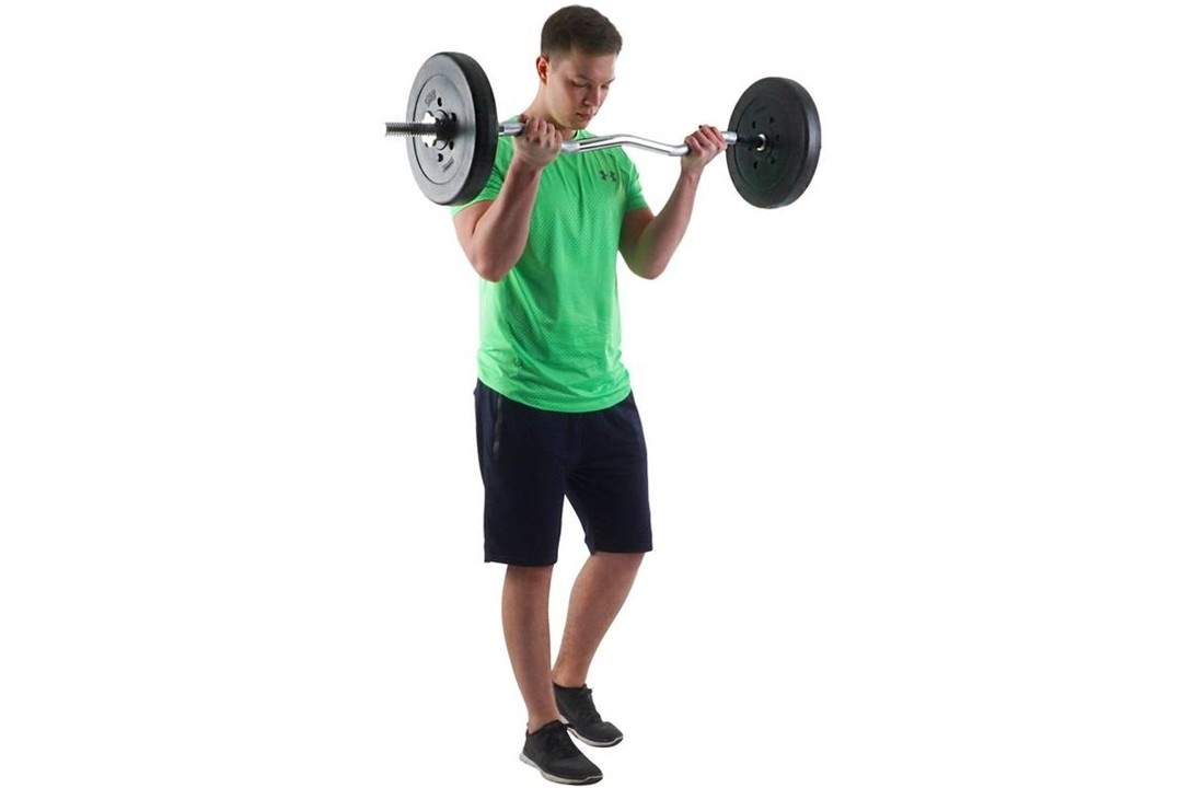 20 kg Halterschijven set kunststof 30 mm 4x5 kg