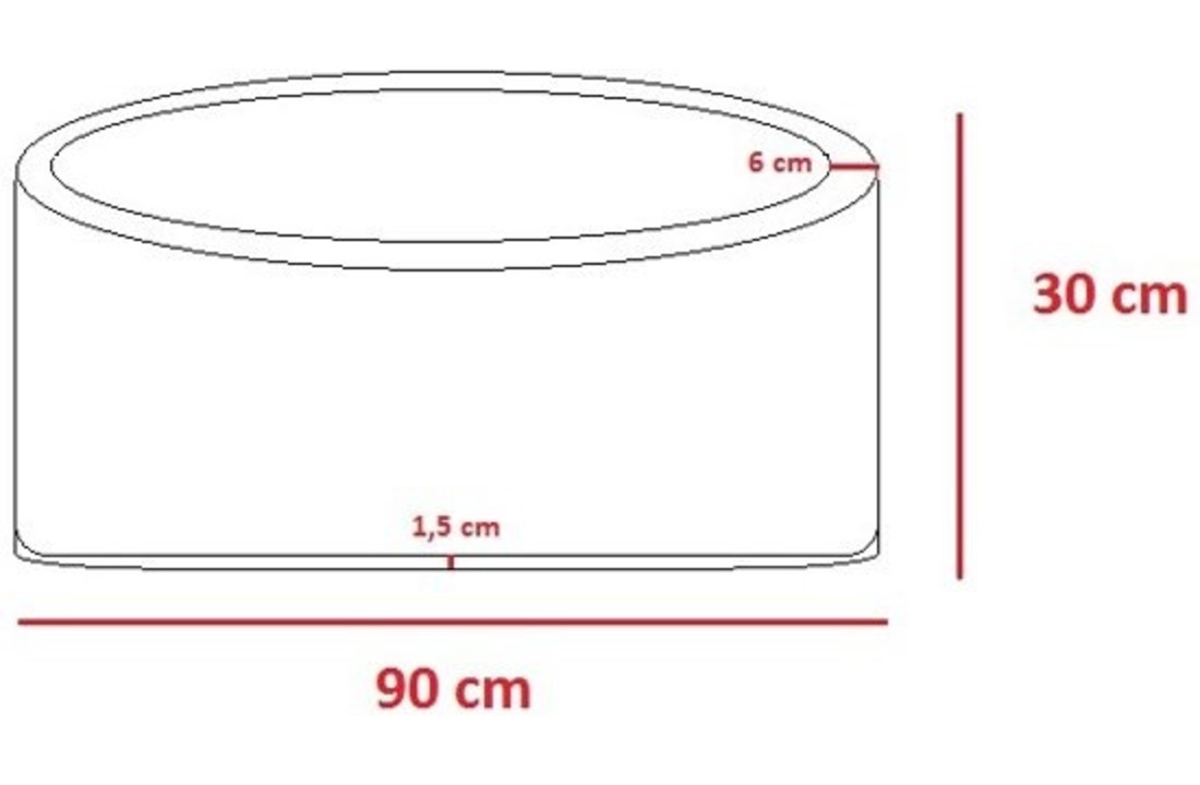 Ballenbak - 300 ballen - 90 x 30 cm - ballenbad - Sterrenpatroon