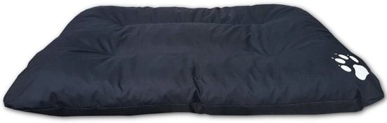 Luxe hondenkussen XXL - 115 x 80 cm - waterafstotend - zwart - hondekussen - hondenmat - hondemat - grote hond
