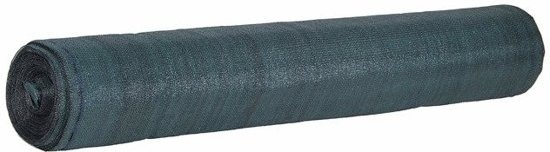 Zichtbreeknet - schaduwnet rol - 62 procent - 1.5 x 25 m - schermgaas zon - privacynet - groen - incl. montageset - tuin