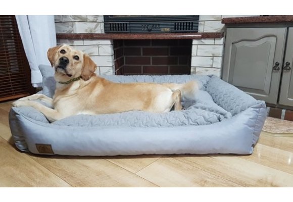 XXL Hondenbed van kunstleer - hondenkussen hondensofa kattenbed hondenkorf - waterdicht - 120x90