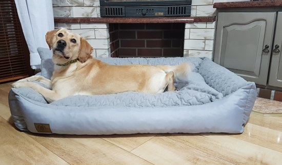 XXL Hondenbed van kunstleer - hondenkussen hondensofa kattenbed hondenkorf - waterdicht - 120x90
