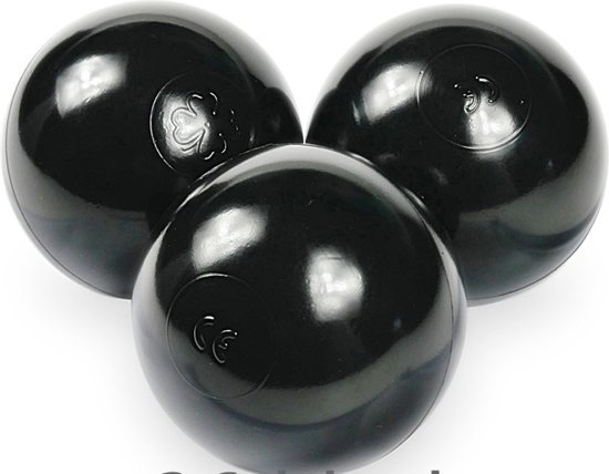 Ballenbak ballen zwart (70mm) 1000 stuks