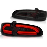 Achterlichten geschikt voor SEAT IBIZA 04 02 -08 SMOKE ROOD LED STRIP