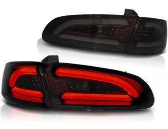 Achterlichten SEAT IBIZA 04 02 -08 SMOKE ROOD LED STRIP