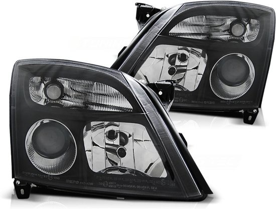 Koplampen OPEL VECTRA C 04 02-08 05 ZWART