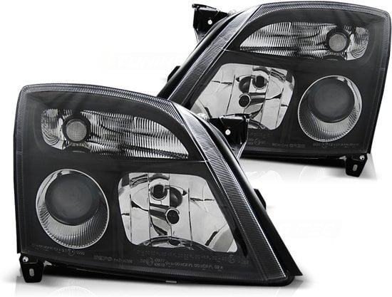 Koplampen OPEL VECTRA C 04 02-08 05 ZWART
