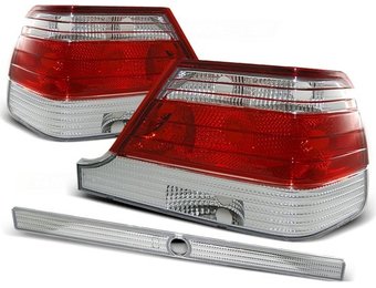 Achterlichten geschikt voor MERCEDES W140 95-10 98 ROOD HELDER