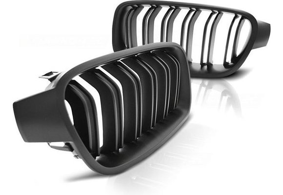 Grill geschikt voor BMW F30 / F31 10 11-18 M3 LOOK MAT ZWART