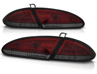 Achterlichten SEAT LEON 06 05-09 ROOD SMOKE LED