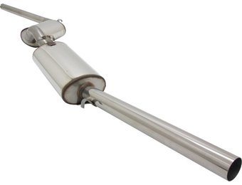 Complete sportuitlaat RVS VW Jetta 2 19E 1x60mm