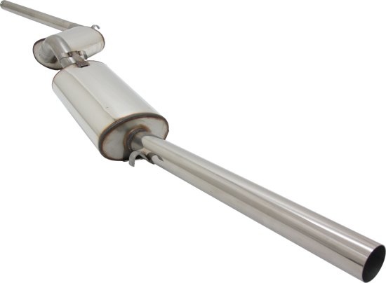 Complete sportuitlaat RVS VW Jetta 2 19E 1x60mm