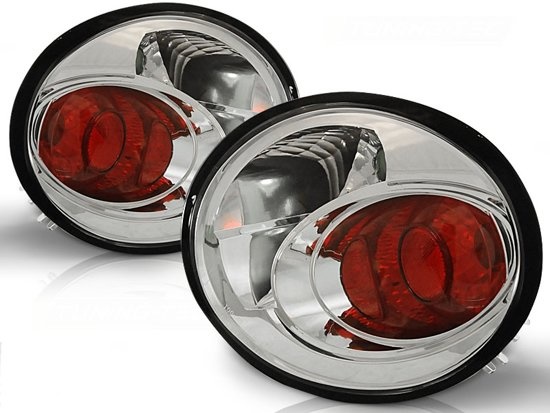 Achterlichten geschikt voor VW NEW BEETLE 10 98-05 05 CHROOM