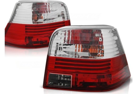 Achterlichten geschikt voor VW GOLF 4 09 97-09 03 ROOD HELDER