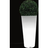 Lichtgevende bloempot - 80 x 40 cm - tapse cilinder vorm