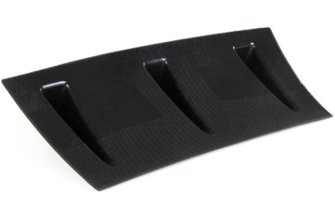 Achterdiffusor met 3 vinnen carbon look - Universeel
