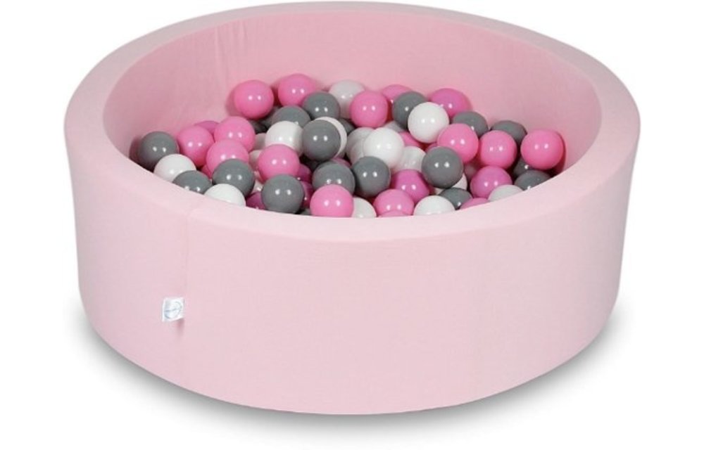 Ballenbak - 200 ballen - 90 x 30 cm - ballenbad - rond roze