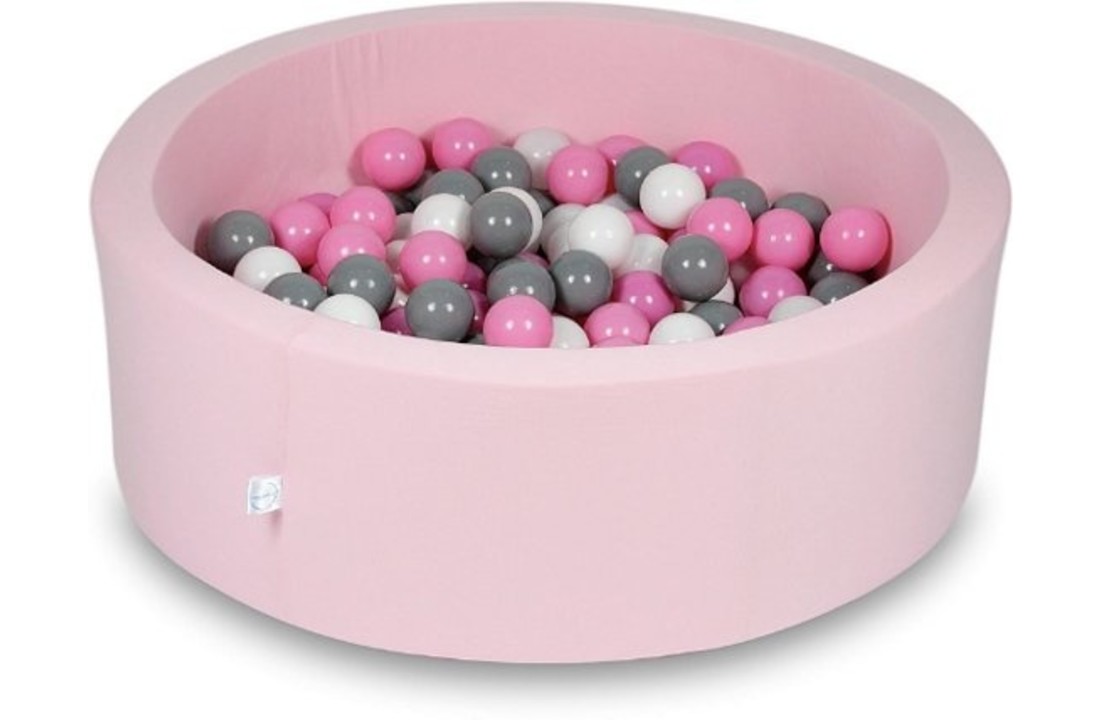 Ballenbak - 200 ballen - 90 x 30 cm - ballenbad - rond roze