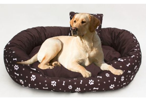 XXL Hondenbed van kunstleer - hondenkussen hondensofa kattenbed hondenkorf - waterdicht 110 X 80 cm