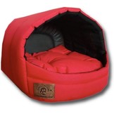 Hondenmand - kleine hond - box - hondemand - 45 x 49 x 36 cm - rood - hondenbed - hondebed