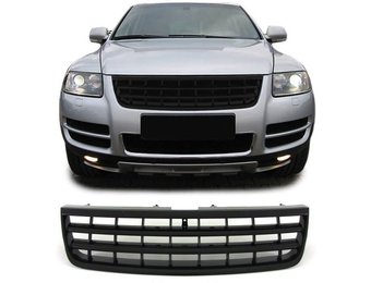 Grill zonder embleem zwart VW Touareg 7L 02-06