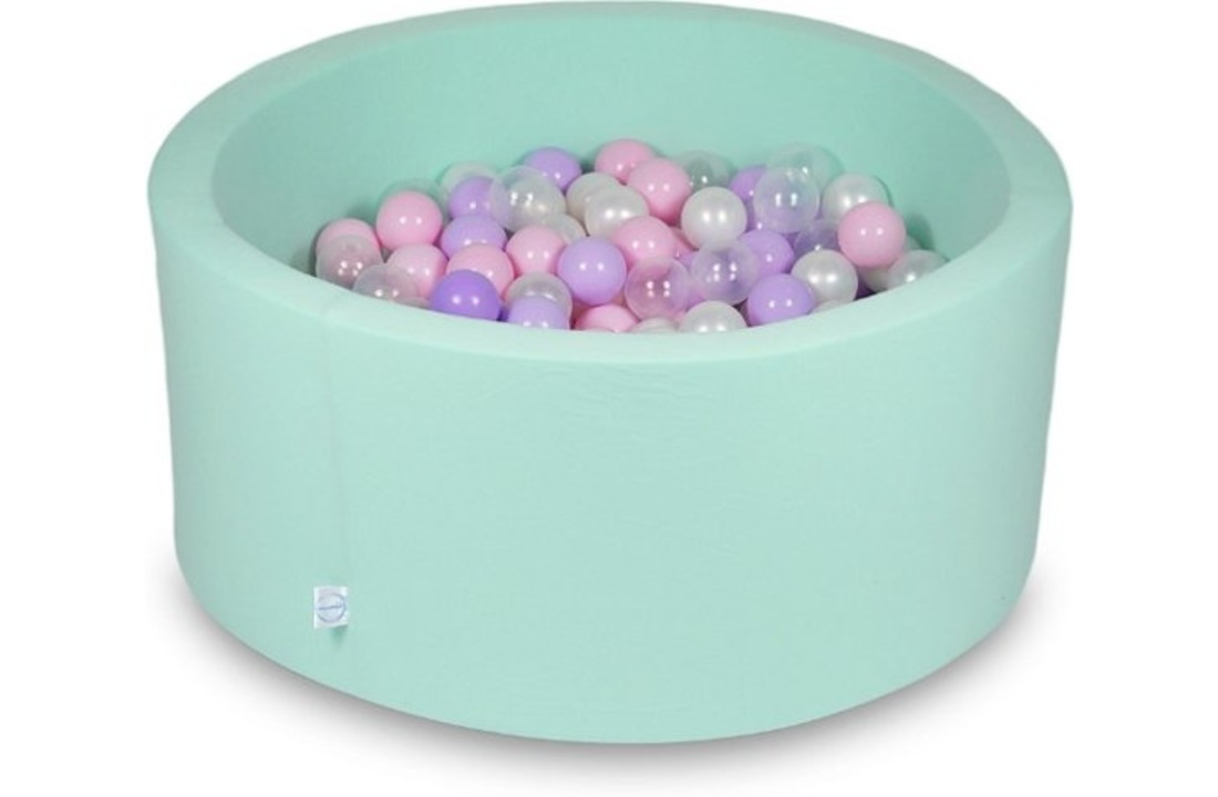 Ballenbak - 300 ballen - 90 x 40 cm - ballenbad - rond mint groen