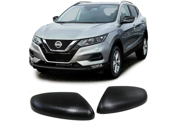 Spiegelkappen carbon geschikt voor Nissan Qashqai vanaf 2014