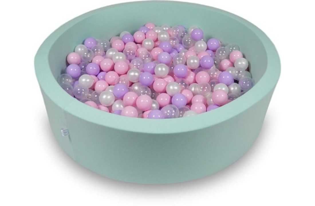 Ballenbak - 400 ballen - 115 x 30 cm - ballenbad - rond groen