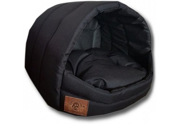 Hondenmand XS - kleine hond - box - hondemand - 39 x 40 x 34 cm - zwart - hondenbed - hondebed