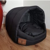 Hondenmand XS - kleine hond - box - hondemand - 39 x 40 x 34 cm - zwart - hondenbed - hondebed