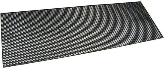 Sportgrill rooster honingraat 120x40 cm zwart - Universeel