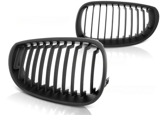 Grill BMW E60/E61 07 03-10 ZWART
